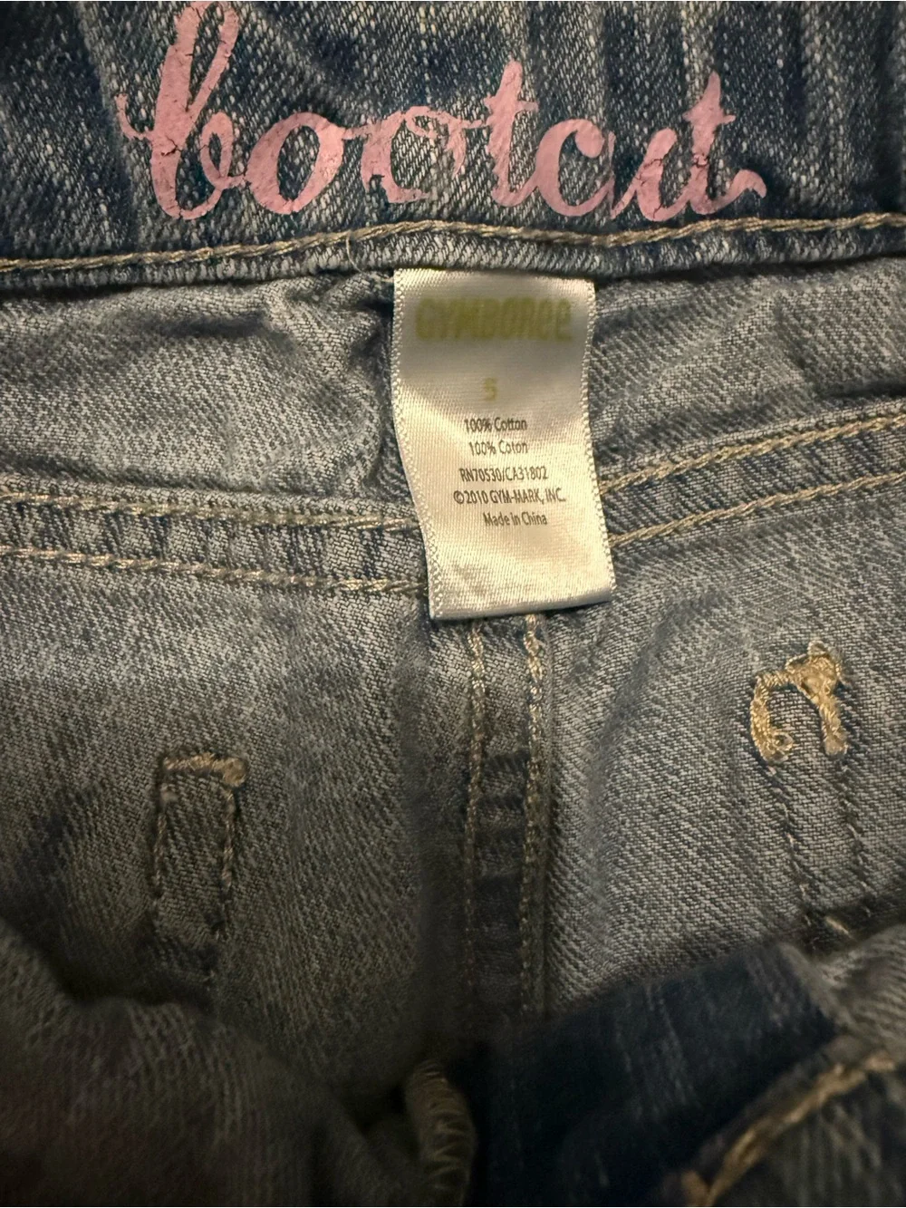 Gymboree Girls Medium Blue Bootcut Jeans